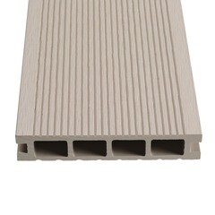 Доска террасная Corsa Deco 25х135х2900 мм двухсторонняя обработка ДПК беленый дуб (2 шт) - фото 5