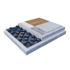 Пенополистирол для системы теплый пол Knauf Therm Therm Pro 44 мм 0,6х1,2 м - фото 9