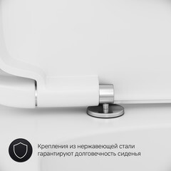 Унитаз-компакт AM.PM Spirit V2.0 FlashClean безободковый с горизонтальным выпуском без сиденья белый (C708600WH) - фото 3