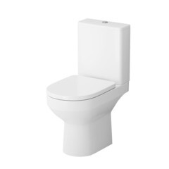 Изображение товара Унитаз-компакт AM.PM Spirit V2.0 FlashClean безободковый с горизонтальным выпуском без сиденья белый (C708600WH)