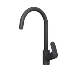 Смеситель для кухни AM.PM Like черный с высоким изливом с подключением к фильтру однорычажный (F8007722) - фото 1