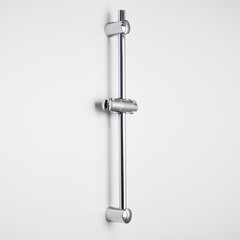 Штанга для душа WasserKraft 570 мм без мыльницы металл/пластик хром (А007) - фото 2