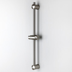 Штанга для душа WasserKraft 562 мм без мыльницы металл/пластик никель (A012) - фото 3