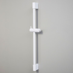 Штанга для душа WasserKraft 665 мм без мыльницы металл/пластик белая (A154) - фото 4