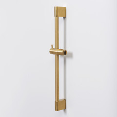Штанга для душа WasserKraft 665 мм без мыльницы металл/пластик золото (A190) - фото 3