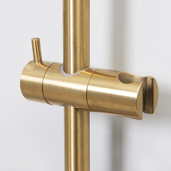 Штанга для душа WasserKraft 665 мм без мыльницы металл/пластик золото (A190) - фото 2