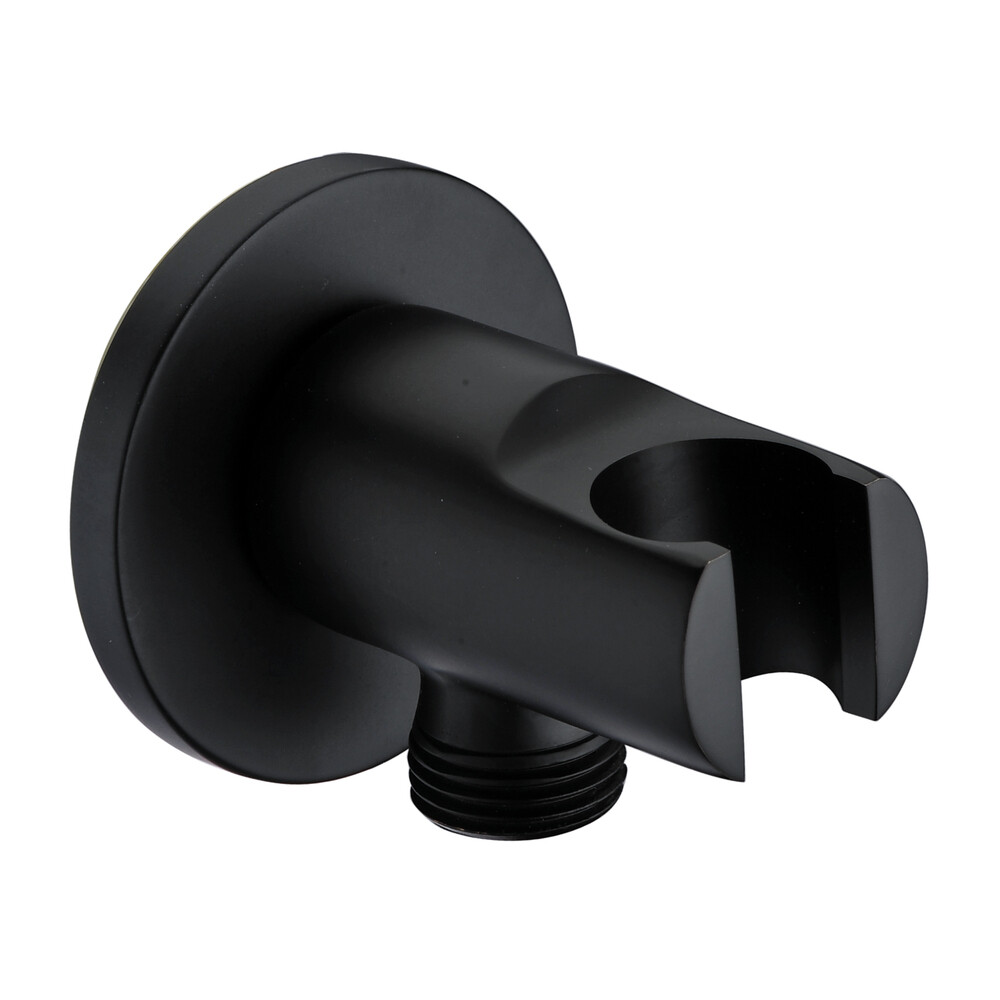 Изображение товара Подключение шланга WasserKraft с держателем латунь черный (A083) Изображение товара Подключение шланга WasserKraft с держателем латунь черный (A083)