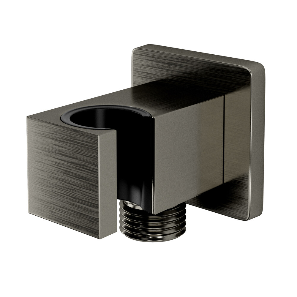 Изображение товара Подключение шланга WasserKraft с держателем латунь графит (A186) Изображение товара Подключение шланга WasserKraft с держателем латунь графит (A186)