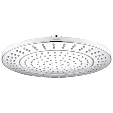 Лейка для верхнего душа WasserKraft d225 мм пластик белый/хром (A067)
