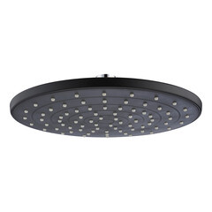 Лейка для верхнего душа WasserKraft d225 мм пластик черный (A077) - фото 1