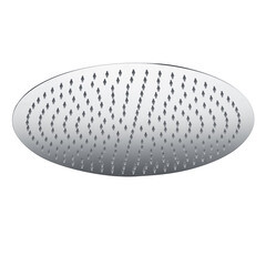 Лейка для верхнего душа WasserKraft d400 мм металл хром (A117) - фото 1