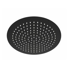 Лейка для верхнего душа WasserKraft d300 мм металл черный (A160) - фото 1