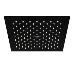 Лейка для верхнего душа WasserKraft 250х250 мм металл черный (A199) - фото 1