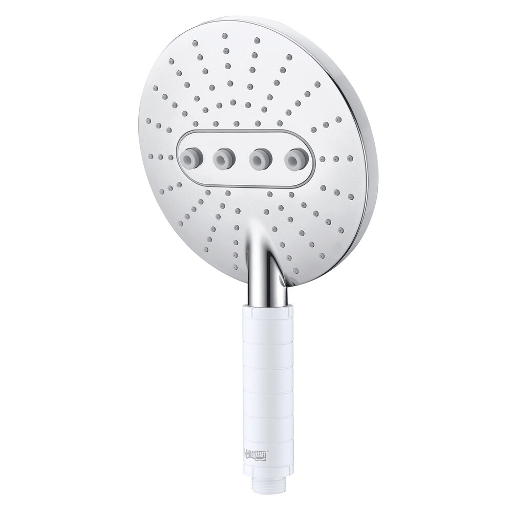 Изображение товара Лейка для душа WasserKraft A059 3 режима 1/2 дюйма белая