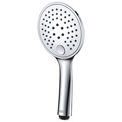 Лейка для душа WasserKraft d120 мм 3 режима без шланга пластик хром (A060) - фото 1