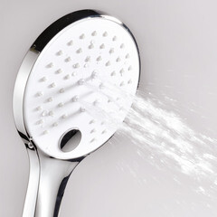 Лейка для душа WasserKraft d120 мм 3 режима без шланга пластик белая/хром (A061) - фото 2