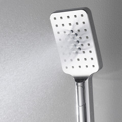 Лейка для душа WasserKraft 70х255 мм 3 режима без шланга пластик хром (A126) - фото 3