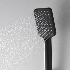 Лейка для душа WasserKraft 50х255 мм 3 режима без шланга пластик черная (A130) - фото 4