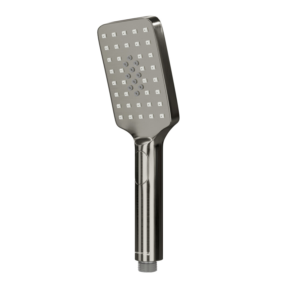 Изображение товара Лейка для душа WasserKraft 70х255 мм 3 режима без шланга пластик графит (A202) Изображение товара Лейка для душа WasserKraft 70х255 мм 3 режима без шланга пластик графит (A202)