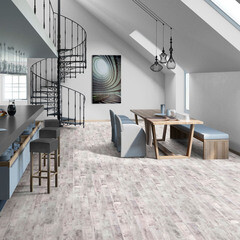 Плитка LVT Tarkett New Age Misty выбеленное дерево клеевая 2,5 кв.м 2,1 мм - фото 3