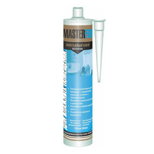 Клей монтажный Masterfix Eco 915 для влажных помещений белый 280 мл ...