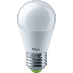 Лампа умная Navigator светодиодная диммируемая Е27 7 Вт RGB 2700-6500 К IP20 шар