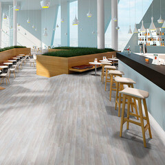 Плитка LVT Tarkett Lounge Husky дуб серый клеевая 2,09 кв.м 3 мм с микрофаской - фото 2