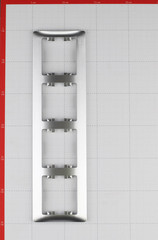 Рамка Systeme Electric Glossa четырехместная алюминий (GSL000304) - фото 2