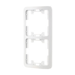 Рамка Makel Mimoza двухместная белая (22012) - фото 2