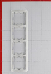 Рамка Makel Mimoza четырехместная белая (22039) - фото 3