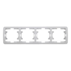 Рамка Makel Mimoza четырехместная белая (22039) - фото 1