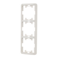 Рамка Makel Mimoza трехместная бежевая (32013) - фото 2