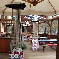 Камин инфракрасный Ballu Flame уличный газовый 847х2315х770 мм (BOGH-15) - фото 11