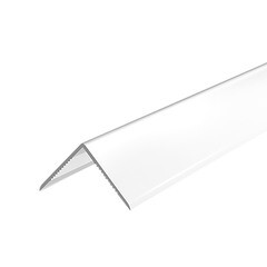 Изображение товара Уголок ПВХ 22х22х2700 мм глянцевый белый