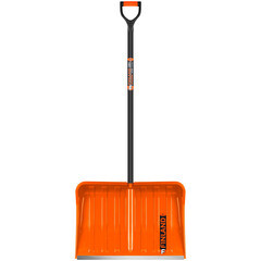 Изображение товара Лопата снеговая Finland пластиковая с деревянным черенком 1500х550 мм (1731-Ч)