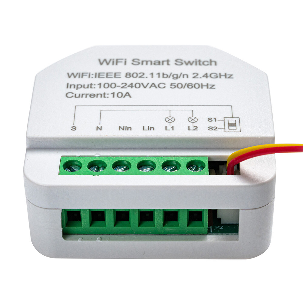 Изображение товара Умное Wi-Fi реле Sibling Powerswitch-M2 mini с двумя каналами управления 2,2 кВт