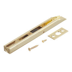 Шпингалет 160 мм золото - фото 3