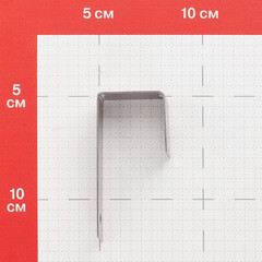 Скоба монтажная Grinderdeco 20х32х70 мм для монтажа лаги ДПК нержавеющая сталь (20 шт.) - фото 2