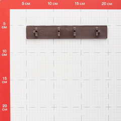 Заглушка торцевая Grinderdeco 25х150 мм для доски венге ДПК пластиковая бурая (10 шт.) - фото 2
