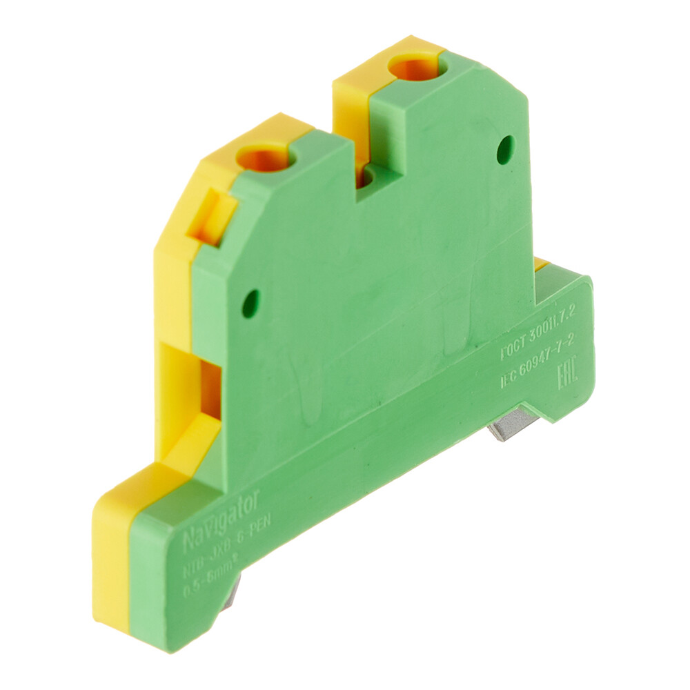 Изображение товара Клеммная колодка Navigator NTB-JXB 6 кв.мм, 50 А, винтовой монтаж Изображение товара Клеммная колодка Navigator NTB-JXB 6 кв.мм, 50 А, винтовой монтаж