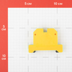 Колодка клеммная винтовая Navigator 6 кв.мм желто-зеленая (10 шт.) (612249) - фото 3