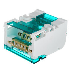 Шина нулевая Dekraft ШН 103 4х7 отверстий в корпусе (32017DEK) - фото 2