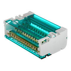 Шина нулевая Dekraft ШН 103 4х15 отверстий в корпусе (32019DEK) - фото 2