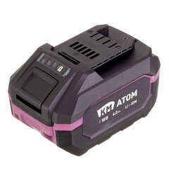 Аккумулятор КМ АТОМ 18 В 6Ач Li-Ion (BLI-18/6.0) - фото 5