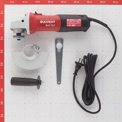 Шлифмашина угловая электрическая Фиолент МШУ13-9-125Э М Мастер 1100 Вт d125 мм (ИДФР298135011-02) - фото 2