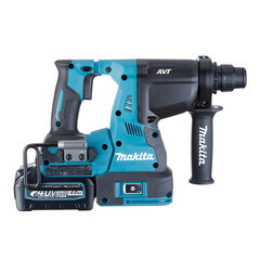 Перфоратор аккумуляторный Makita 40 В 2,8 Дж 2х4Ач Li-Ion SDS-plus 2 АКБ и ЗУ (HR001GM201) - фото 9