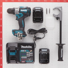 Дрель-шуруповерт аккумуляторная бесщеточная Makita XGT 40 В 2,5 Ач Li-Ion 2 АКБ и ЗУ (DF001GD201) - фото 6