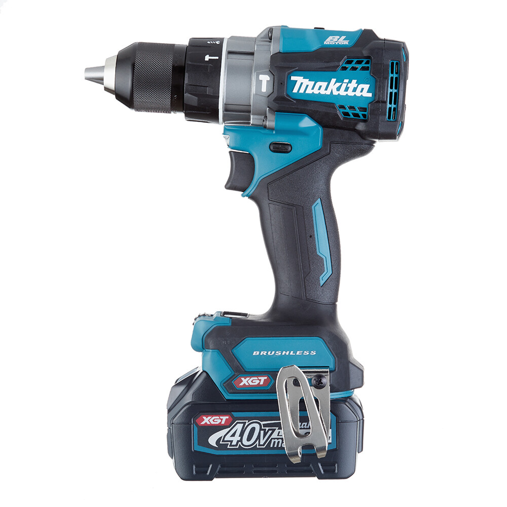 Изображение товара Аккумуляторная дрель-шуруповерт Makita XGT 40 В бесщеточный с двумя аккумуляторами