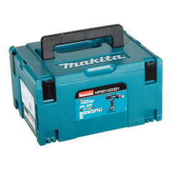 Дрель-шуруповерт ударная аккумуляторная бесщеточная Makita XGT 40 В 2,5 Ач Li-Ion 2 АКБ и ЗУ (HP001GD201) - фото 4