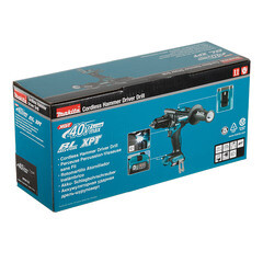 Дрель-шуруповерт ударная аккумуляторная бесщеточная Makita XGT 40 В без АКБ и ЗУ (HP001GZ) - фото 6